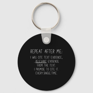 Prove It Funny Cite Text Evidence English Students Key Ring