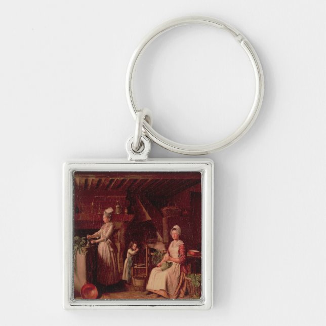 Provencal Kitchen Key Ring (Front)