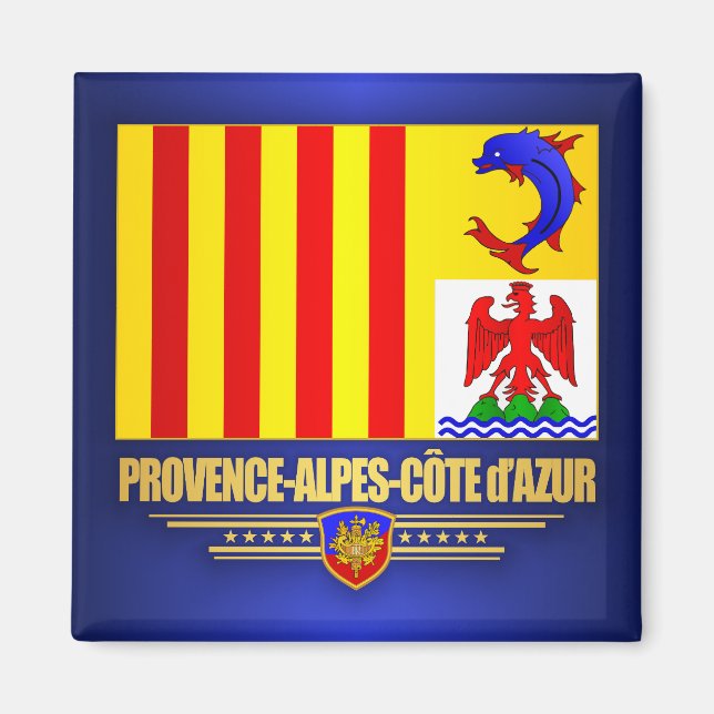 Provence-Alpes-Cote d'Azur Magnet (Front)
