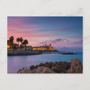 Provence - Castle of Antibes postcard