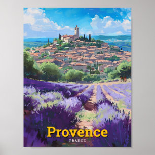 Provence France Art Vintage Travel Poster