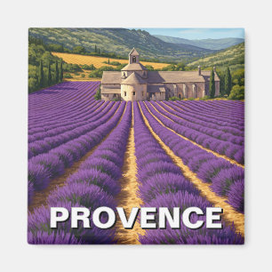 Provence France Lavender Fields Abbaye de Sénanque Magnet