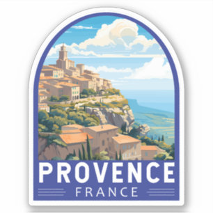 Provence France Travel Art Vintage