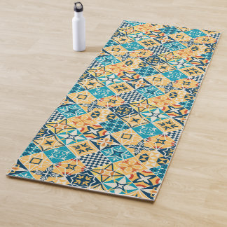 Provence French style or Tuscany Italian tiles Yoga Mat
