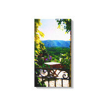 Provence garden view