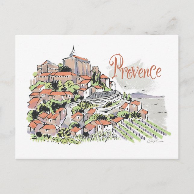 Provence Gordes post card (Front)