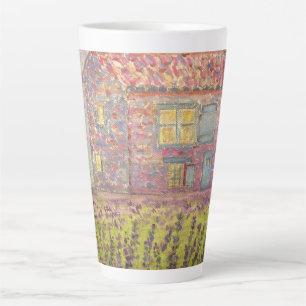 Provence House and Lavender Fields Latte Mug