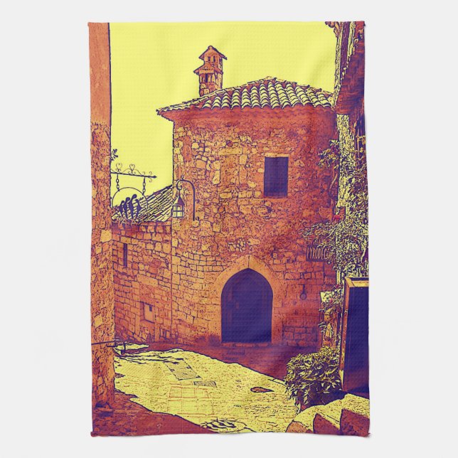 Provence kitchen towel (Vertical)