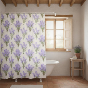 Provence Lavender Bunches Shower Curtain