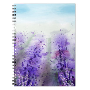 Provence Lavender: Vintage Watercolor Field Notebook