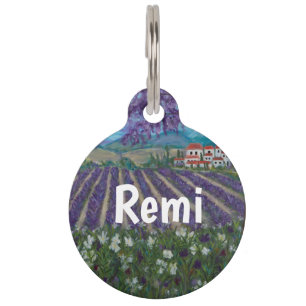 provence Pet ID Tag - Personalise Name