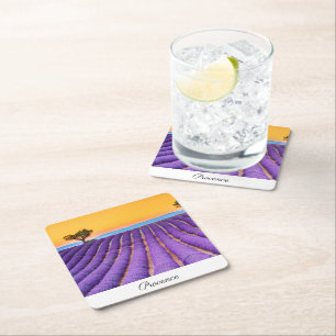 Provence Square Paper Coaster