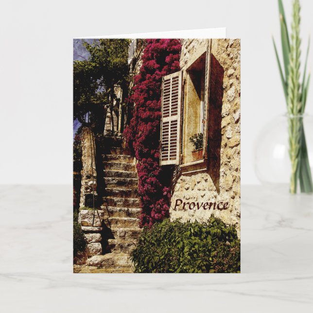 Provence, St Paul de Vence greeting card (Front)
