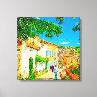 Provence village of Menerbes, France. Canvas Print