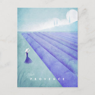 Provence Vintage Travel Poster - Art Postcard