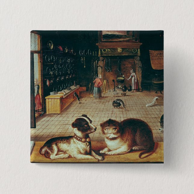 Proverb 15 Cm Square Badge (Front)