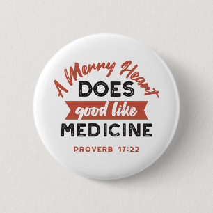 Proverb 17 Bible Verse Quote 6 Cm Round Badge