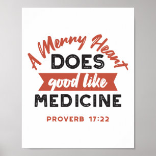 Proverb 17 Bible Verse Quote Poster
