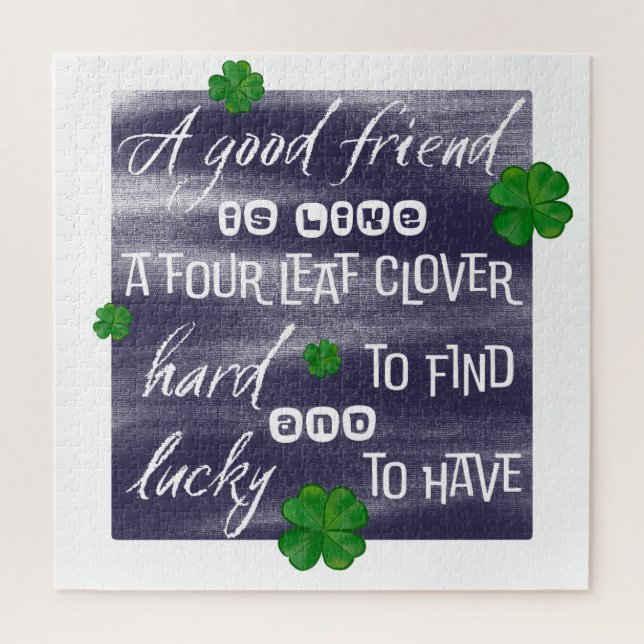   Proverbe sur l’amitié-Friendship proverb Jigsaw Puzzle (Vertical)