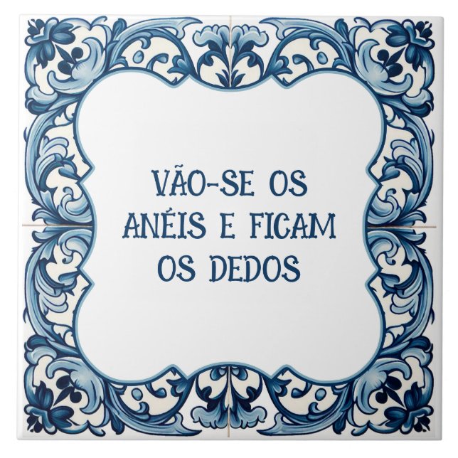 Provérbio português tile (Front)