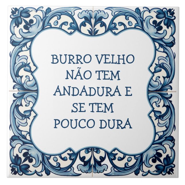 Provérbio português tile (Front)