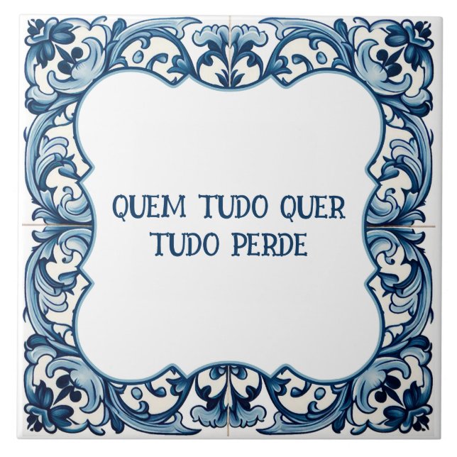 Provérbio português tile (Front)