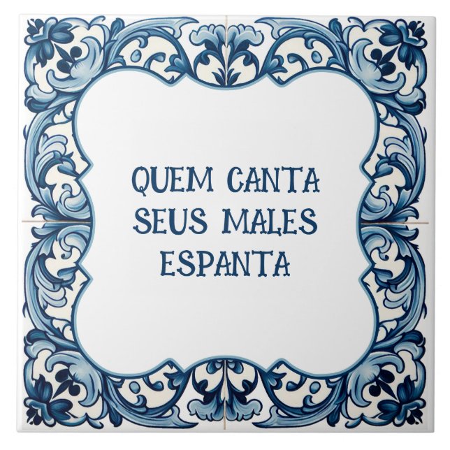 Provérbio português tile (Front)