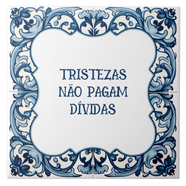 Provérbio português tile (Front)