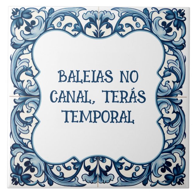 Provérbio português tile (Front)