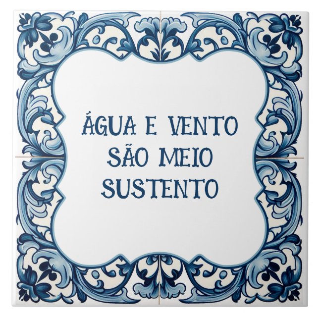 Provérbio português tile (Front)