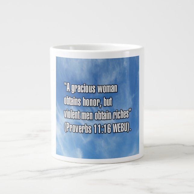 Proverbs 11:16 WEBU Mug (Front)