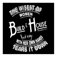 Proverbs 14:1 Poster