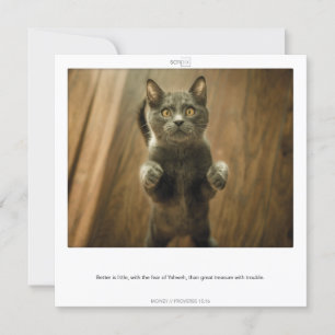 Proverbs 15:16 MONEY SCRIPIX card