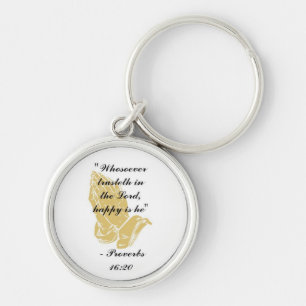 Proverbs 16:20 Keychain