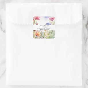 Proverbs 16:3 KJV Commit Thy Works Scripture Square Sticker