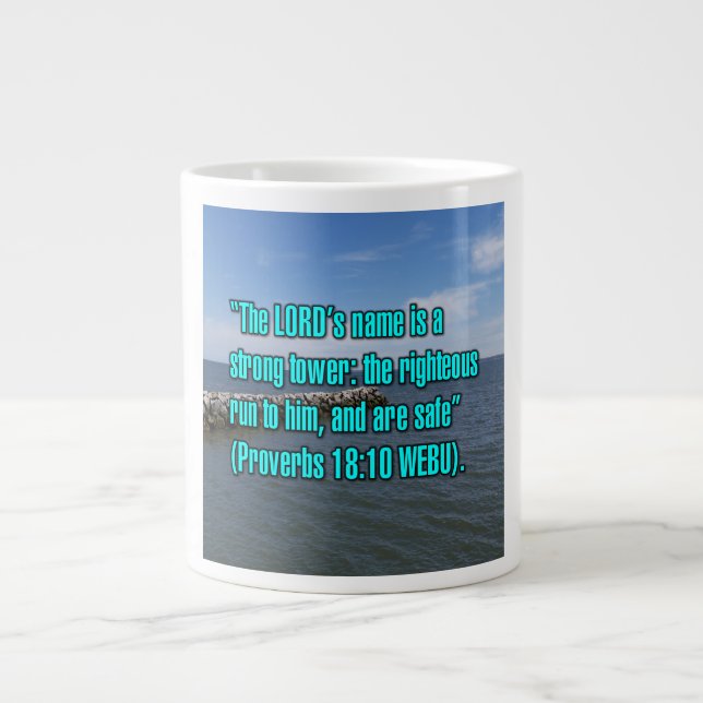 Proverbs 18:10 WEBU Mug (Front)
