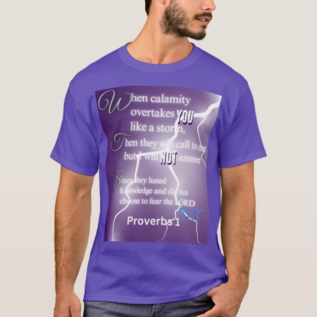 proverbs 1 T-Shirt (Front)