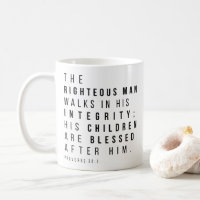 Proverbs 20:7 Christian Father's Day Scripture