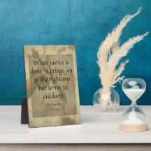 Proverbs 21:15 Justice brings joy to righteous