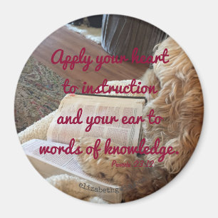 Proverbs 23:12 magnet