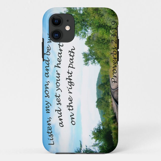 Proverbs 23:19 Case-Mate iPhone case (Back)
