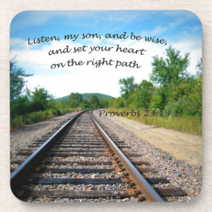 Proverbs 23:19 coaster