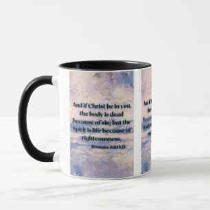 Proverbs 24:16 KJV Bible Scripture Pic Two-Tone Mug