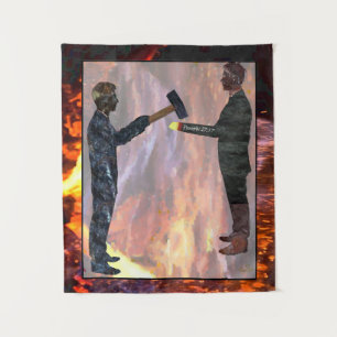 Proverbs 27:17 Art Tapestry