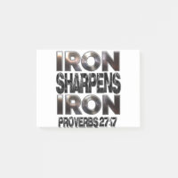 Proverbs 27-17 Iron sharpens Iron