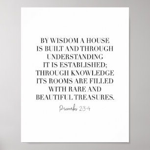 Proverbs 2:3-4 poster
