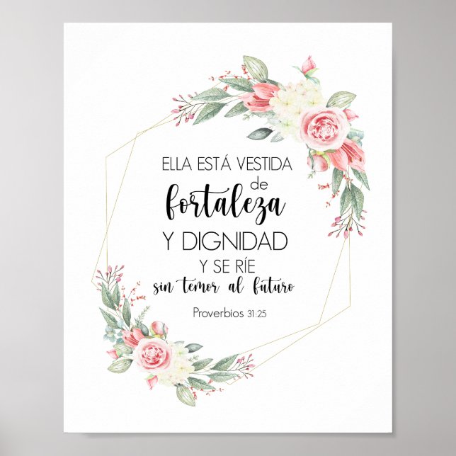 Proverbs 31 25 Póster Poster (Front)