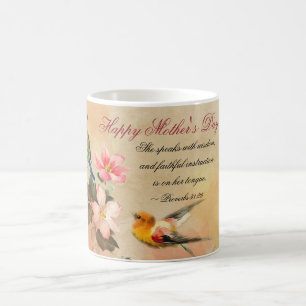 Proverbs 31:26, Bible Verse, Mother's Day Vintage Coffee Mug