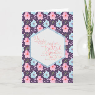 Proverbs 31:26 Card