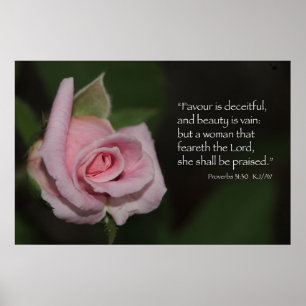 Proverbs 31:30 Scripture Print